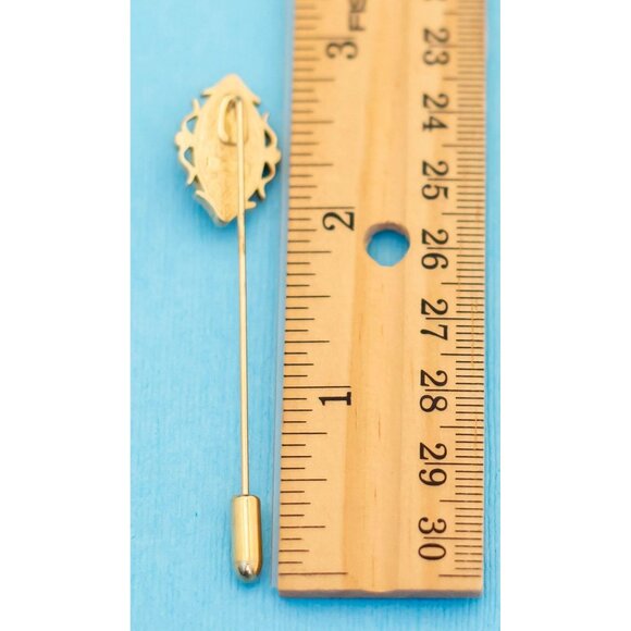 Vintage Lady Cameo Oval Stick Pin by Avon N22 - Picture 2 of 2